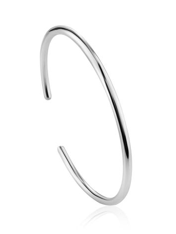 Sleek Silver Cuff Bracelet The ICONIC, image 