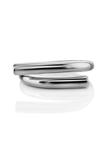 Stoneless Silver Ring The ICONIC, Ring Size: Adjustable, image , picture 9