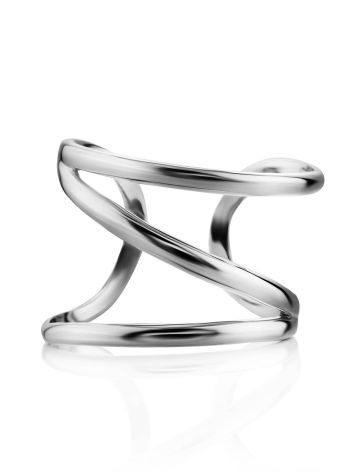 Triple Silver Band Ring The Liquid, Ring Size: Adjustable, image , picture 4