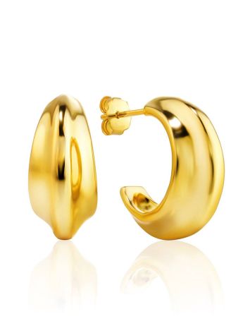 Gorgeous Gold-Plated Silver Earrings The ICONIC, image 