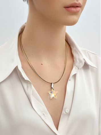 Crystal Star Pendant Necklace The Fame, image , picture 4
