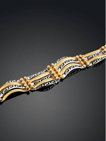 Ultra Feminine Mixed Gold Bracelet, image , picture 2
