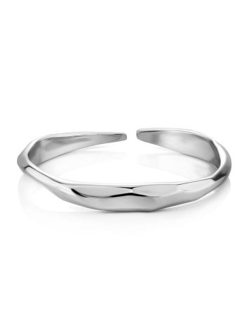 Refined Silver Ring The Liquid, Ring Size: Adjustable, image , picture 3
