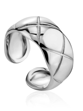 Chunky Sterling Silver Adjustable Ring The ICONIC, Ring Size: Adjustable, image 