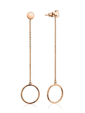 Chic Rose Gold Plated Silver Dangles The ICONIC, image 