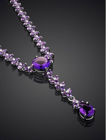 Voluptuous Silver Amethyst Necklace, image , picture 2
