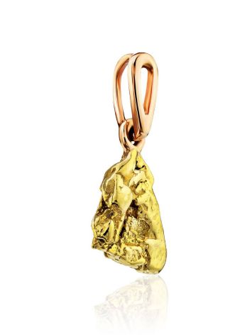 Unique 24K Gold Pendant The Nugget, image , picture 3