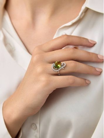 Stunning Chameleon Color Quartz Ring, Ring Size: 6 / 16.5, image , picture 4