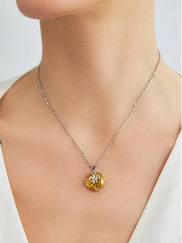 Charming Yellow Crystal Pendant, image , picture 3