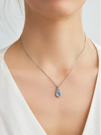 Charming Silver Topaz Pendant, image , picture 3