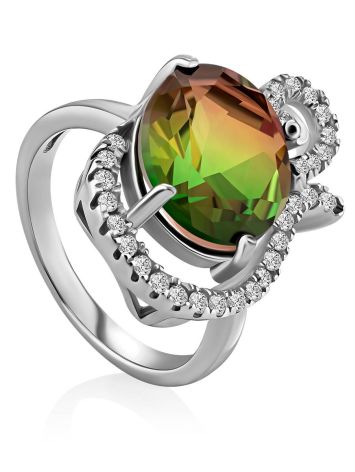 Stunning Chameleon Color Quartz Ring, Ring Size: 6 / 16.5, image 