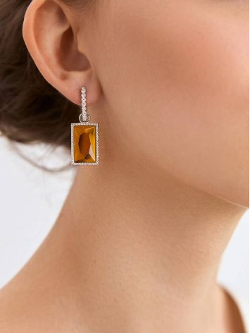 Refined Citrine Transformable Earrings, image , picture 3