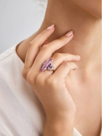 Stunning Kunzite Cocktail Ring, Ring Size: 6.5 / 17, image , picture 3