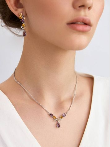 Exquisite Mix Stone Necklace, image , picture 3