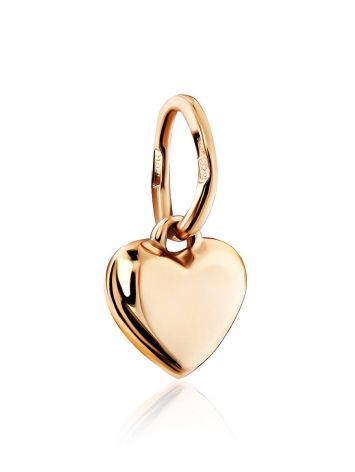 Tiny Gold Heart Shaped Pendant, image , picture 3