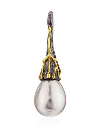 Designer Silver Nacre Pendant, image 