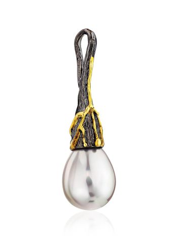 Designer Silver Nacre Pendant, image , picture 3
