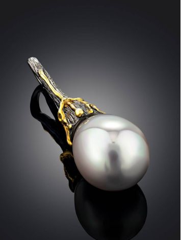 Designer Silver Nacre Pendant, image , picture 2
