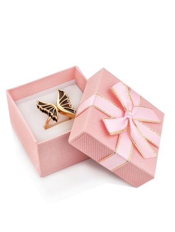 Cute Pink Gift Box With Ribbon, image , picture 3