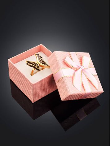 Cute Pink Gift Box With Ribbon, image , picture 2
