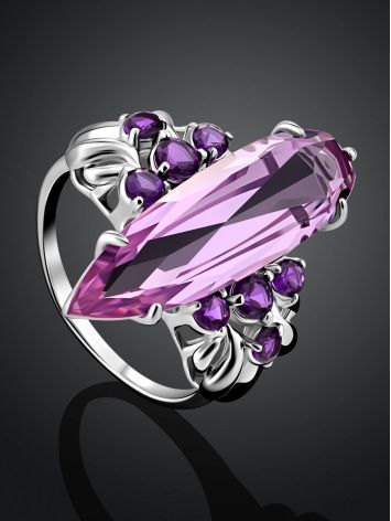 Stunning Kunzite Cocktail Ring, Ring Size: 6.5 / 17, image , picture 2