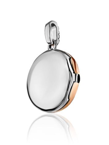 Rose Gold Plated Silver Locket Pendant The Liquid, image , picture 3