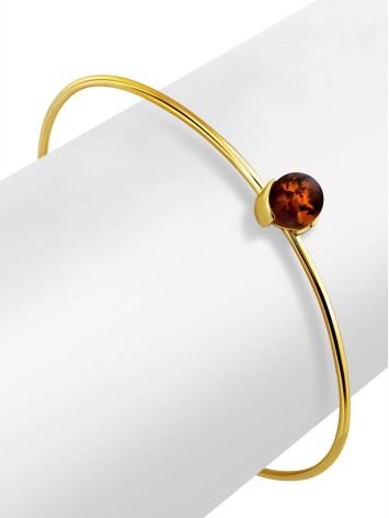 Fashionable Gilded Silver Amber Bangle Bracelet The Palazzo, image , picture 3