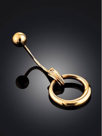 Chic Golden Navel Ring, image , picture 2