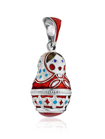 Enamel Matryoshka Egg Pendant The Romanov, image , picture 4