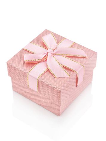 Cute Pink Gift Box With Ribbon, image 
