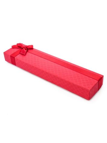 Red Gift Box With Ribbon, image 