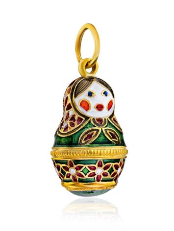 Bright Enamel Matryoshka Egg Pendant The Romanov, image , picture 4