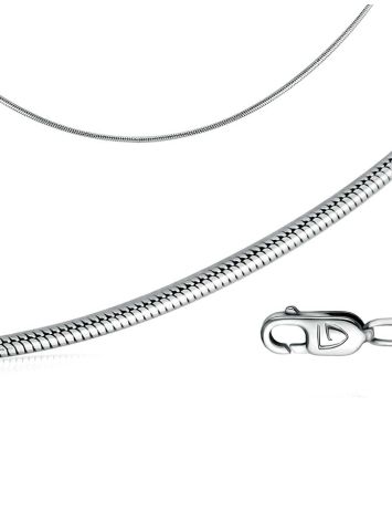 Sterling silver snake chain, Length: 45, image 