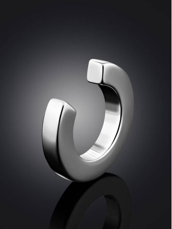 Minimalist Silver Ear Cuff The ICONIC, image , picture 2
