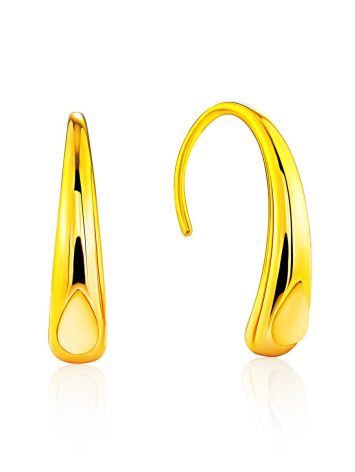 Bold Gilded Silver Amber Earrings The Palazzo, image 