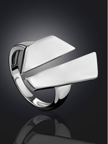 Bold Geometric Ring The ICONIC, Ring Size: 6 / 16.5, image , picture 2