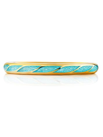 Bright Silver Enamel Ring, Ring Size: 6 / 16.5, image , picture 4