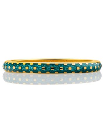 Refined Gilded Silver Enamel Ring, Ring Size: 6.5 / 17, image , picture 4