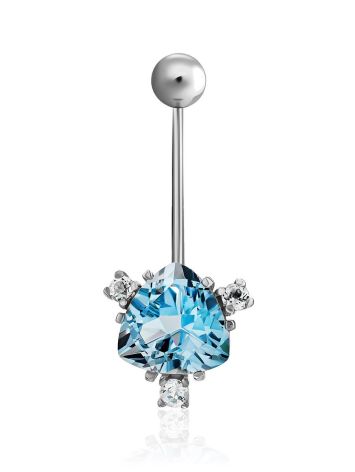 Dazzling Topaz Navel Piercing, image 