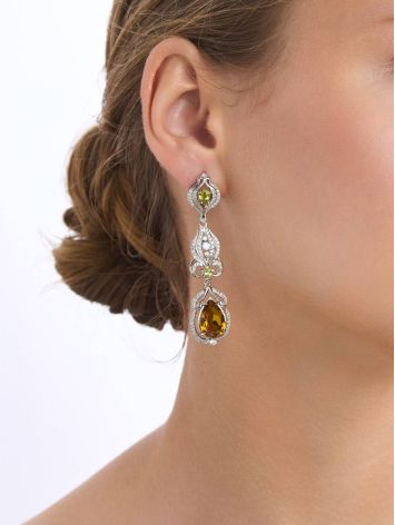 Refined Silver Zultanite Drop Earrings, image , picture 4