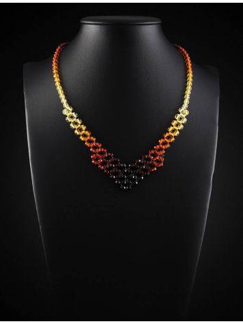 Mix Tone Amber Necklace, Length: 48, image , picture 6