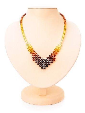 Mix Tone Amber Necklace, Length: 48, image 