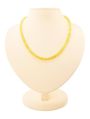 Classy Amber Beaded Necklace, image 