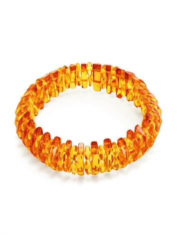 Luminous Cognac Amber Bracelet, Length: 16.5, image 