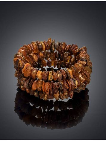 Cognac Amber Wrap Bracelet, image , picture 2