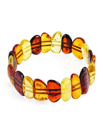 Multicolor Amber Elastic Bracelet, image , picture 4