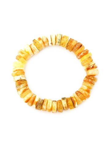 Raw Amber Elastic Beaded Bracelet, image , picture 3