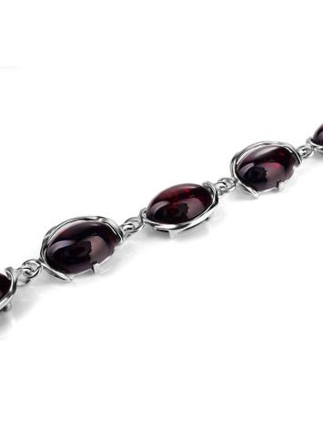 Link Amber Bracelet In Sterling Silver The Vivaldi, image , picture 3