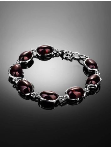 Link Amber Bracelet In Sterling Silver The Vivaldi, image , picture 2