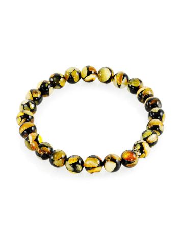 Mosaic Design Amber Beaded Bracelet The Dalmatian, image , picture 3